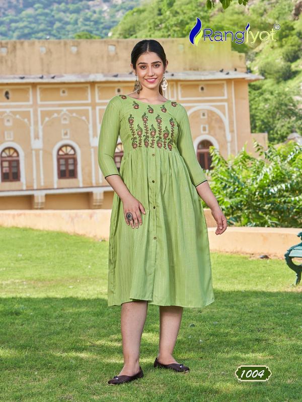 Rangjyot Greciya 2 Fancy Wear Designer Kurti Collection